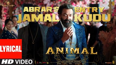 Jamal Kudu Lyrics in Hindi and English – Animal