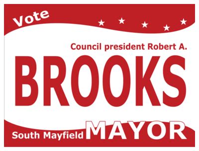 Custom Mayor Political Yard Signs