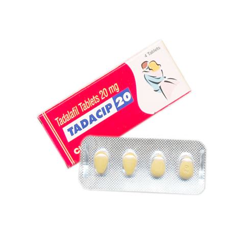 Purchase Tadacip 20mg Tablets - Tadalafil Online Store