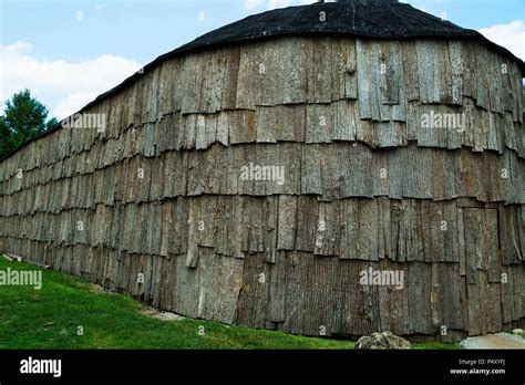 Iroquois Longhouse Interior