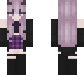 Purple Demon Girl | Minecraft Skin