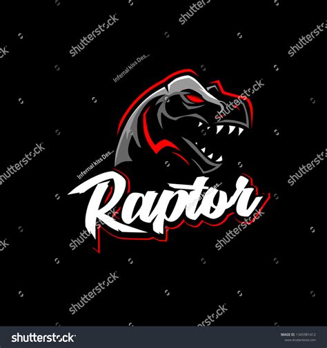 Raptor Tyrannosaurus Trex Vector Logo Template Stock Vector (Royalty ...