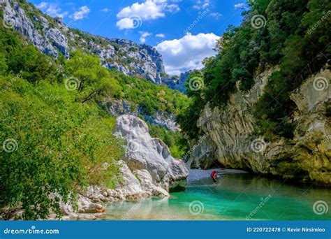 Hiking in the Gorges Du Verdon, France Editorial Stock Photo - Image of ...