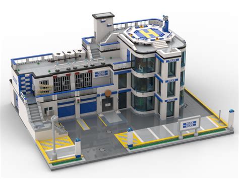 LEGO MOC Lego City Undercover Police Station by Legofan21 | Rebrickable ...