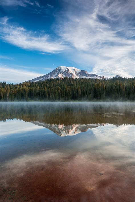 Mount Rainier Over Reflection Lake - Shawn Beelman Photography