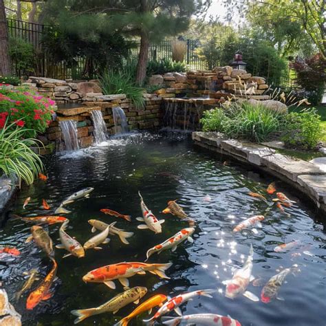 28 Stunning Koi Pond Waterfall Designs - Pond Informer