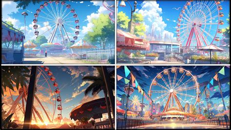 ArtStation - 200 Amusement Park [Anime] Reference Image Pack v.5 | Artworks