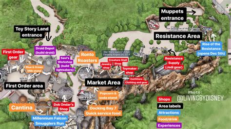 Map of Star Wars Galaxy's Edge in Walt Disney World | Star wars, Star ...