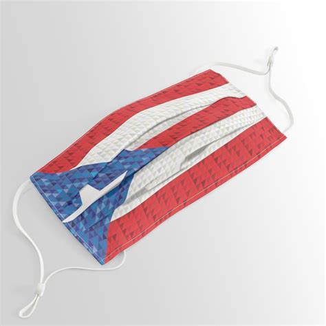 Puerto Rico Flag Face Mask by Fimbis | Society6