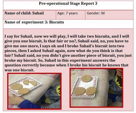 Piaget's Experiments - Meiad ahli