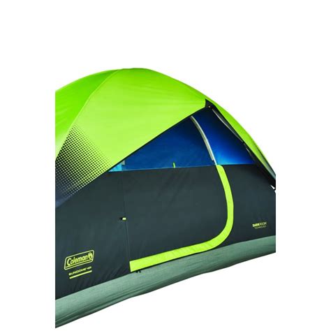 Coleman 4-Person Sundome Dark Room Dome Camping Tent with Easy Setup ...