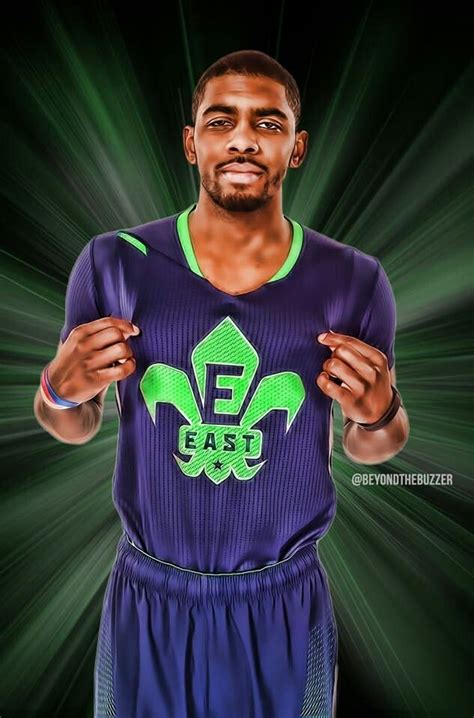 Kyrie Irving with All Star uniform 2014