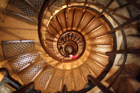 arc stairs | Spiral staircase inside the Arc de Triomphe | Graeme ...