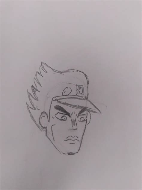 Finished A Test And Decided To Sketch Jotaro : r/StardustCrusaders