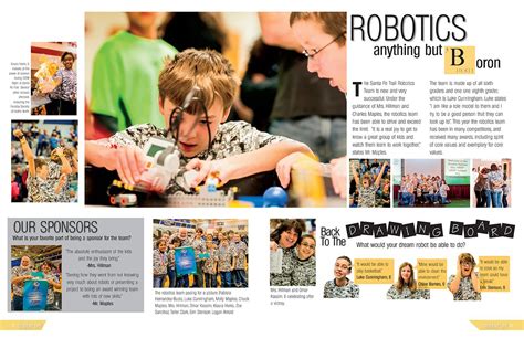 Santa Fe Trail Middle School, Olathe, Kansas/Robotics spread | Yearbook ...