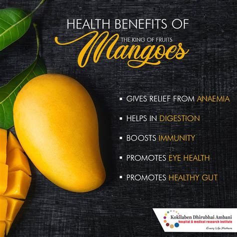 Health Benefits of Mangoes - Health Tips from Kokilaben Hospital