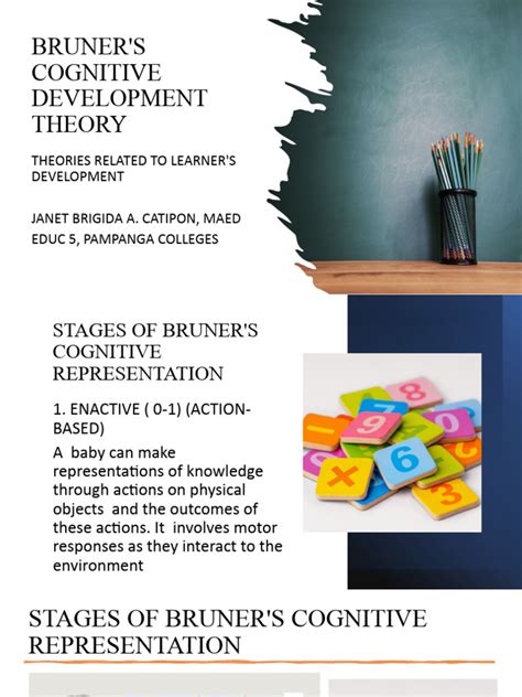 Bruner's Theory of Cognitive Development | PDF | Learning | Cognition