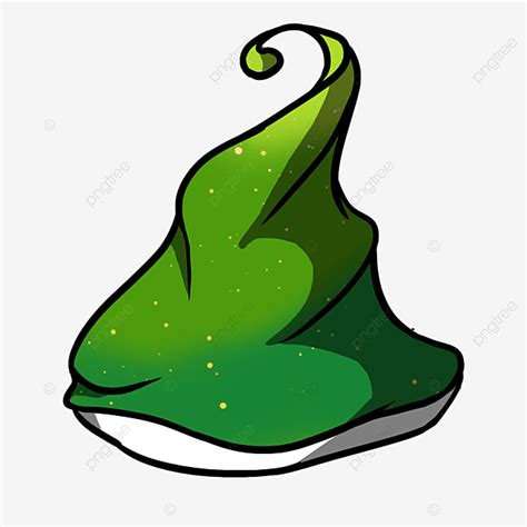 Green Elf Hat Clip Art, Christmas Tree Hat, Green, Yellow Dot PNG ...