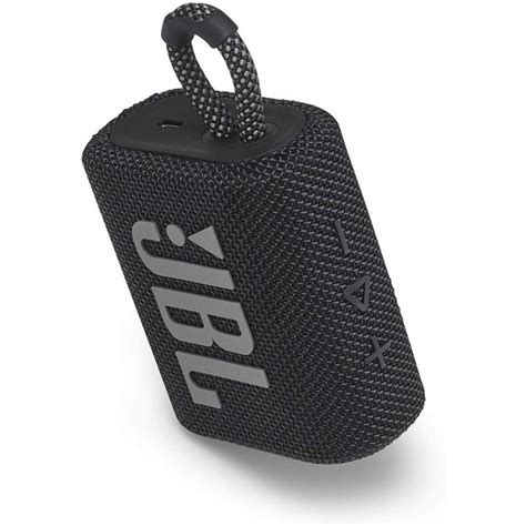 JBL Portable Speaker with Bluetooth Waterproof Black JBLGO3BLK