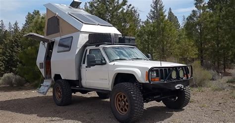 Check Out This Awesome Custom 1987 Jeep Comanche Pop-Up Truck Camper