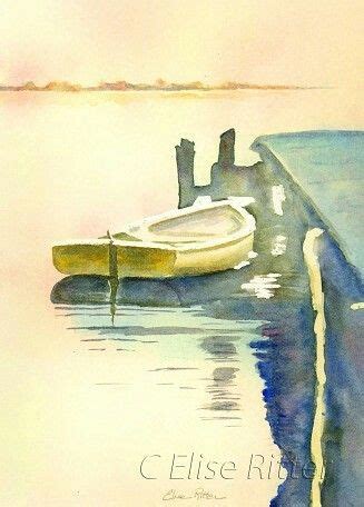 Row Boat Watercolor at PaintingValley.com | Explore collection of Row ...