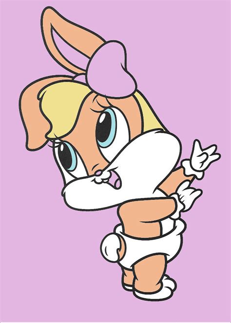 baby Lola-bunny-color by stockingsama on DeviantArt