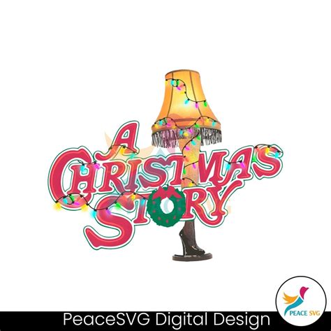 A Christmas Story Leg Lamp PNG Sublimation File » PeaceSVG