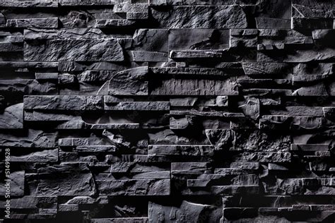 Texture of grey stone wall Stock Photo | Adobe Stock