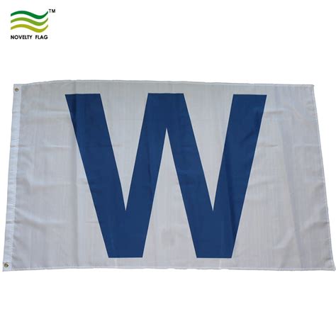 3X5FT Polyester Mbl Win Wrigley Field ′w′ Flag Chicago Cubs Flag (J ...