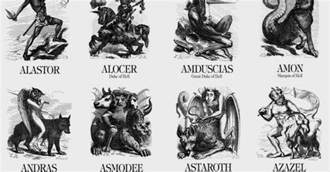 [1/4] Names of Demons from Collin de Plancy’s ‘’Dictionnaire Infernal ...