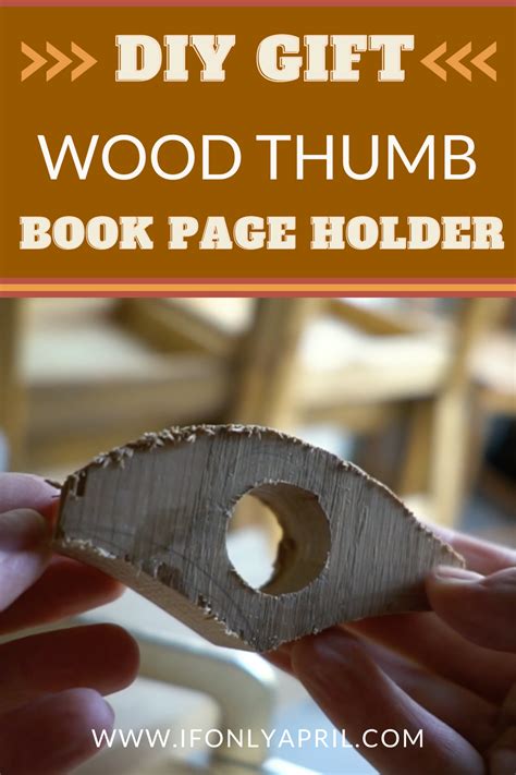 Diy gift wood thumb book page holder christmas gift ideas – Artofit