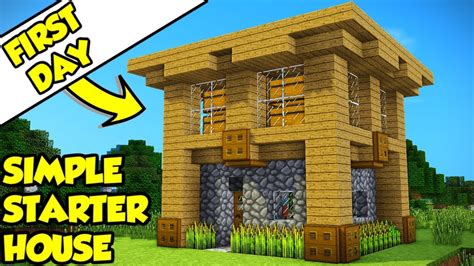 Minecraft Starter House Tutorial Easy Survival - Minecraft Land