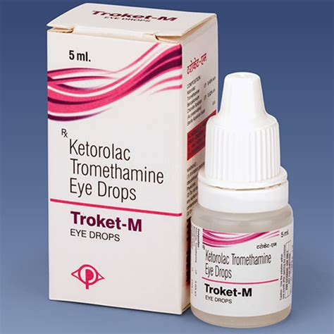 5 ML Ketorolac Tromethamine Eye Drops, Fast & Effective Relief, Dosage ...