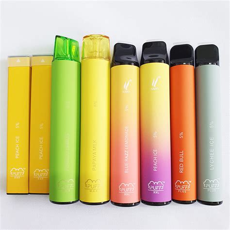 81 Flavors Electronic Cigarette Puff Bar Plus Disposable Vape Pen Puff ...