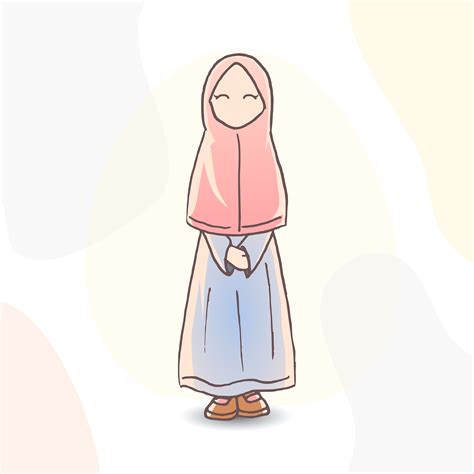 Download Girl, Muslim, Cartoon. Royalty-Free Stock Illustration Image ...