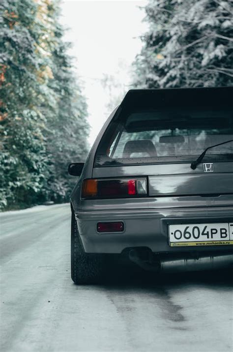 Close-up of a Vintage Honda Civic Hatchback · Free Stock Photo