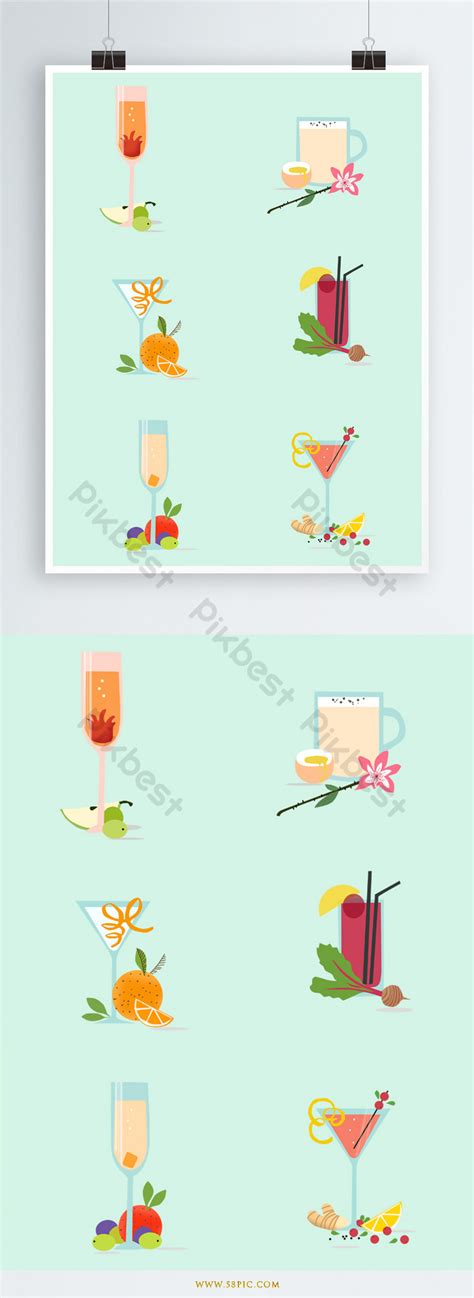 Hd Fruit Drink Cup Cartoon PNG Images | PSD Free Download - Pikbest