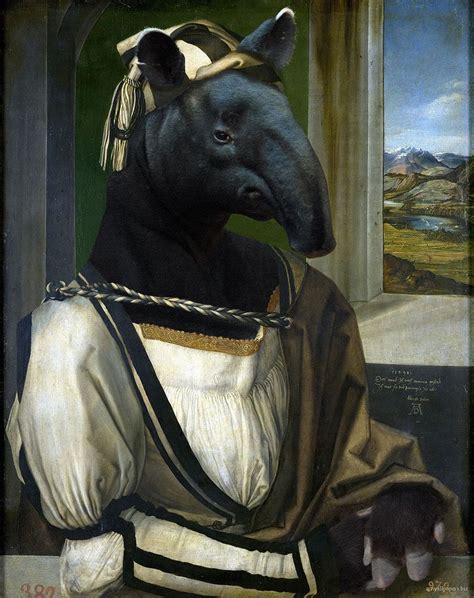 Animals Painted Into Famous Renaissance Paintings | Animals, Pet ...