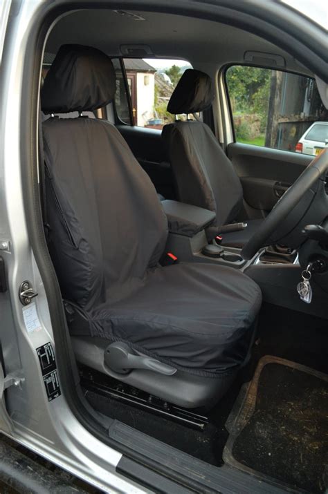 Genuine VW T5 Front Waterproof Seat Covers - Grey - Van-X