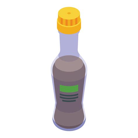 Asian soy bottle icon isometric vector. Japanese sauce 15871443 Vector ...