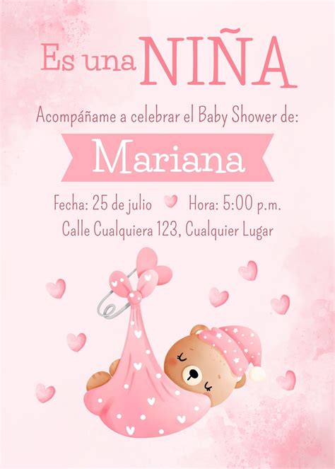 fluir Despedida Mecánicamente plantillas de invitaciones para baby ...