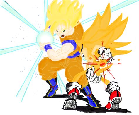 Ssj Goku Vs S Sonic by DexterTheRabbit-956 on deviantART