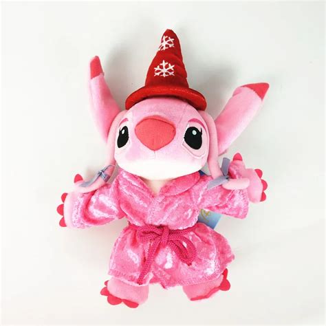 Cartoon Stitch Angel Plush Toy Dolls Cute Pink Angel Stuffed Dolls Kids ...