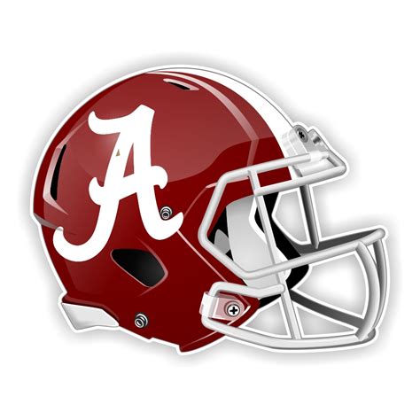 Alabama Crimson Tide Football Helmet Precision Cut Decal / Sticker