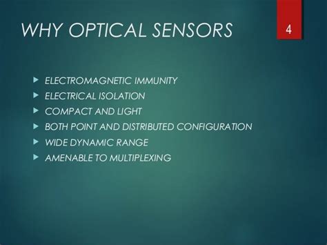 Optical sensors and their applications