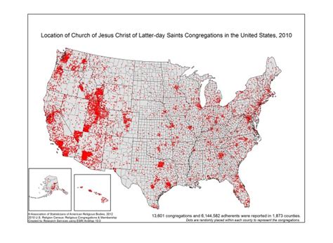 Most And Least Mormon States In America (PHOTOS) | HuffPost Religion