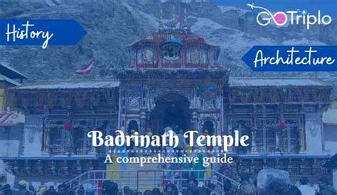 Badrinath temple history, facts and location