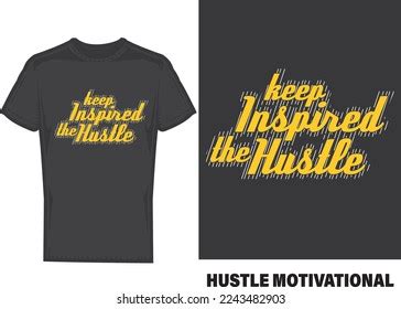 Hustle Motivational Inspirational Quotes Stock Vector (Royalty Free ...