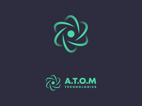 Atom logo concept by Tudorache Alexandru on Dribbble