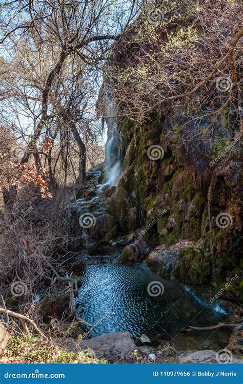 Gorman Falls, Colorado Bend State Park, Texas Stock Photo - Image of ...